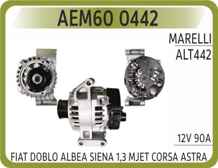 ALTERNATOR  FIAT DOBLO ALBEA SIENA 1,3 MJET CORSA